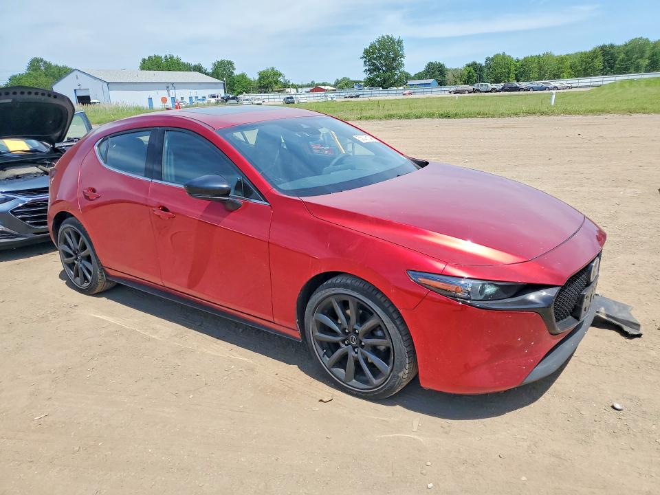 2021 Mazda 3 VIN JM1BPBJY4M1335198 COPART salvage auction — HAIL, Oh - Cert Of Title-Salvage, sold $7,400 on 2026-07-02 (photo 4)