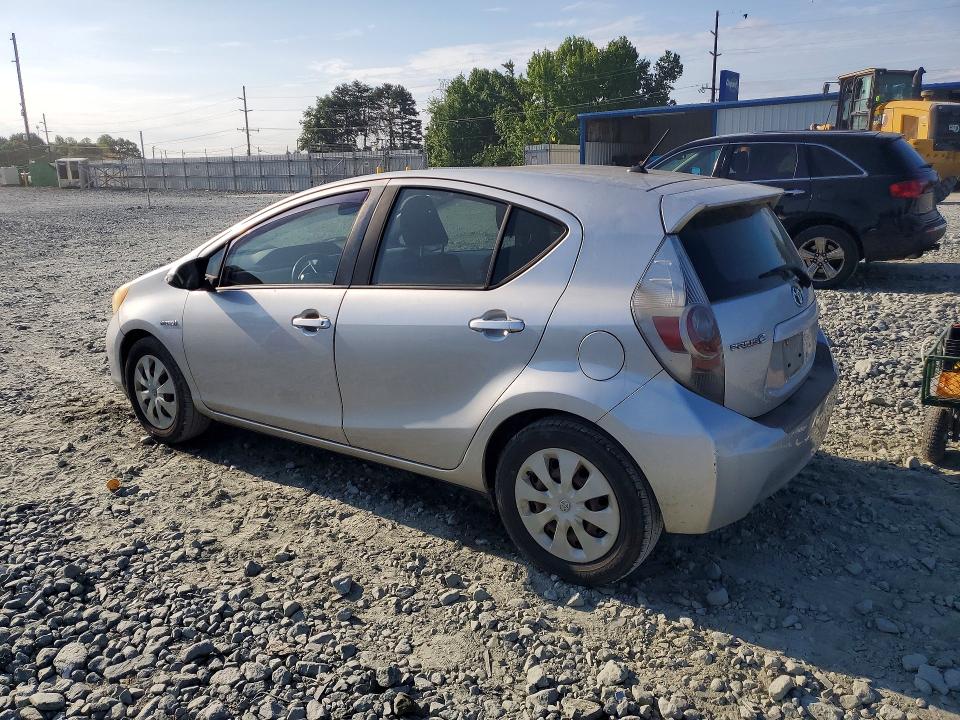 2012 Toyota Prius VIN JTDKDTB39C1512232 COPART salvage auction — SIDE, Nc - Salvage Certificate Of Title, sold $1,350 on 2026-07-15 (photo 2)