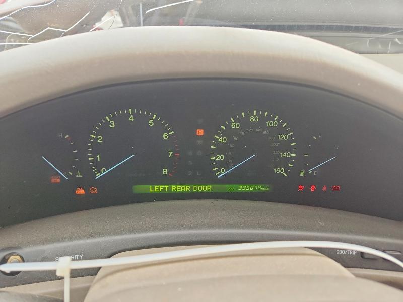 2000 Lexus Ls VIN JT8BH28F5Y0167275 COPART salvage auction — FRONT END, Ga - Cert Of Title-Salvage, sold $425 on 2026-07-09 (photo 9)
