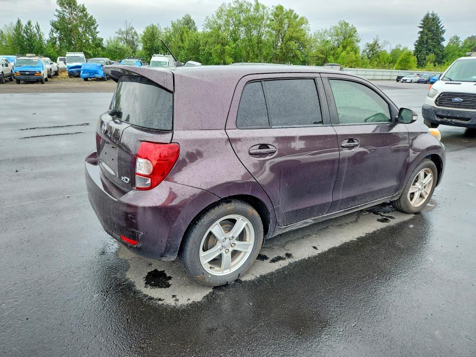 2012 Scion Xd VIN JTKKU4B45C1028050 COPART salvage auction — REAR END, Or - Salvage Title Certificate, sold $1,200 on 2026-07-20 (photo 3)
