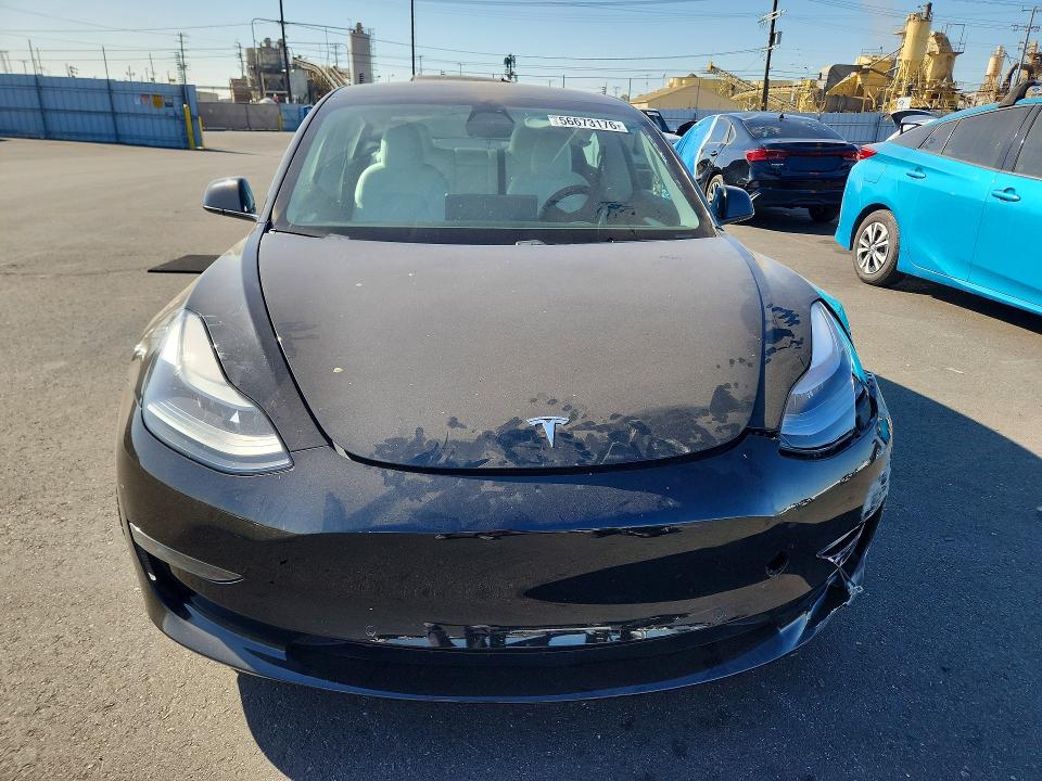 2021 Tesla VIN 5YJ3E1EC0MF000725 COPART salvage auction — FRONT END, CA - SALVAGE CERTIFICATE, sold $8,300 on 2026-08-03 (photo 5)