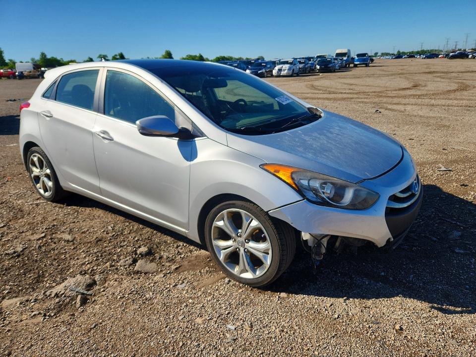 2013 Hyundai Elantra VIN KMHD35LE6DU120635 COPART salvage auction — FRONT END, Il - Salvage Certificate, sold $825 on 2026-07-14 (photo 4)