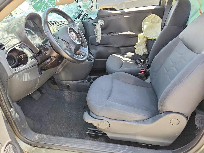 2012 Fiat 500 VIN 3C3CFFAR0CT254511 COPART salvage auction — ROLLOVER, Mi - Certificate Of Title, sold $450 on 2026-08-13 (photo 7)