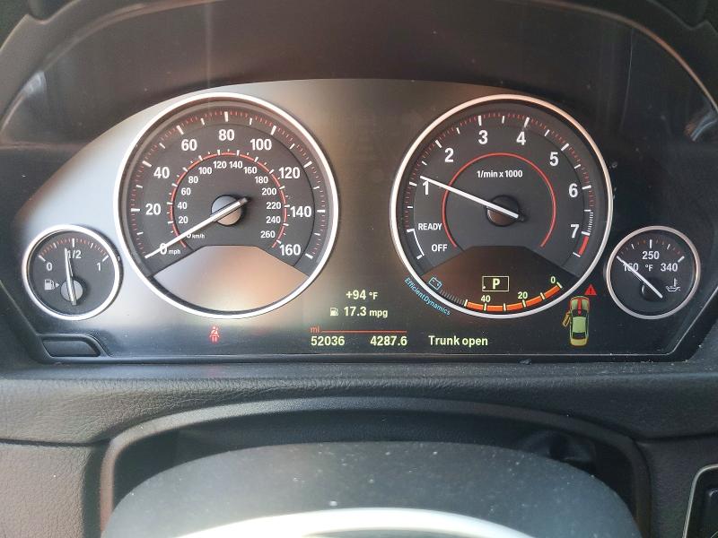 2019 BMW 4er VIN WBA4W3C59KAF92844 COPART salvage auction — FRONT END, Ca - Salvage Certificate, sold $5,300 on 2026-07-06 (photo 9)
