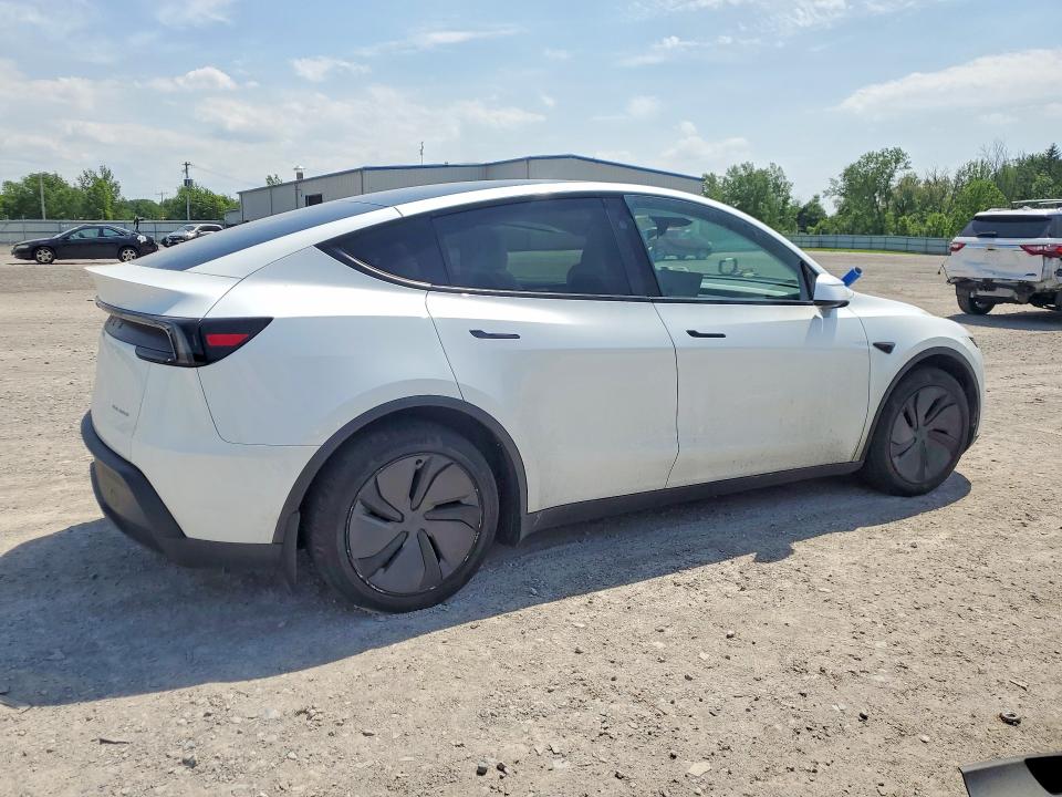 2026 Tesla Model y VIN 7SAYGDEE0TF551113 COPART salvage auction — SIDE, Ny - Mv-907A Salvage Certificate, sold $24,700 on 2026-07-20 (photo 3)