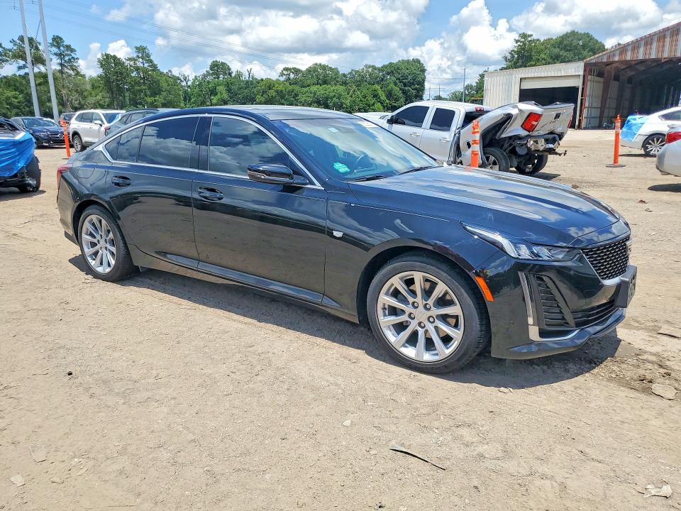 2024 Cadillac Ct5 VIN 1G6DW5RK2R0119086 COPART salvage auction — WATER/FLOOD, Tx - Salvage Title-Flood Damage, sold $7,400 on 2026-07-28 (photo 4)