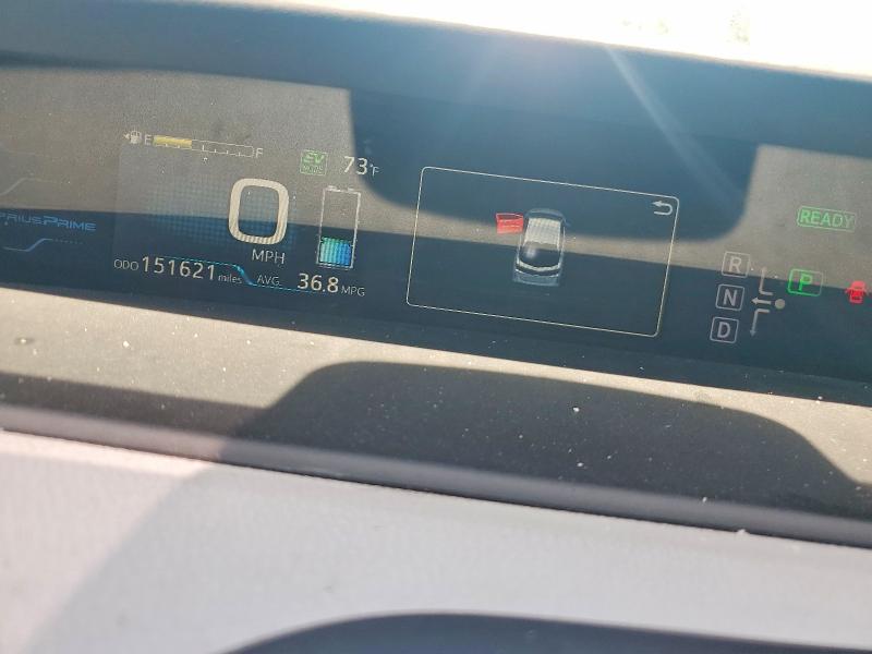 2017 Toyota Prius prime VIN JTDKARFP8H3018853 COPART salvage auction — REAR END, TN - CERTIFICATE OF TITLE, sold $2,700 on 2026-07-21 (photo 9)