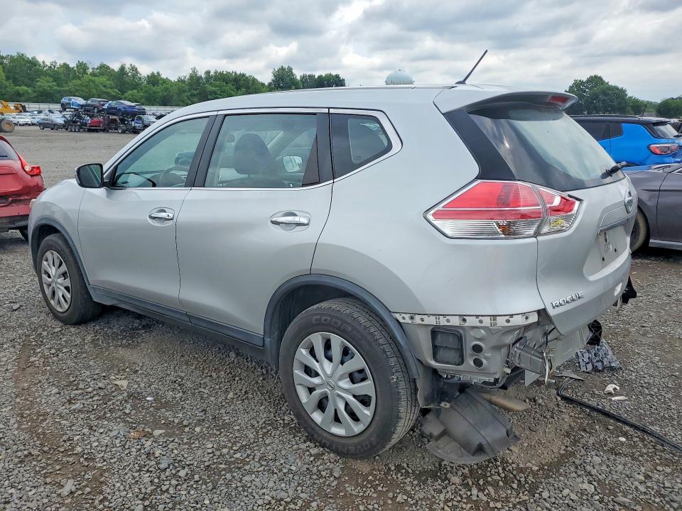 2015 Nissan Rogue VIN KNMAT2MV2FP504045 COPART salvage auction — REAR END, Nj - Cert Of Title-Salvage, sold $1,600 on 2026-07-31 (photo 2)