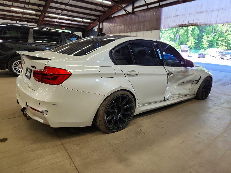 2017 BMW M3 VIN WBS8M9C50H5G42151 COPART salvage auction — SIDE, Ct - Cert Of Title-Salvage, sold $22,000 on 2026-07-09 (photo 3)