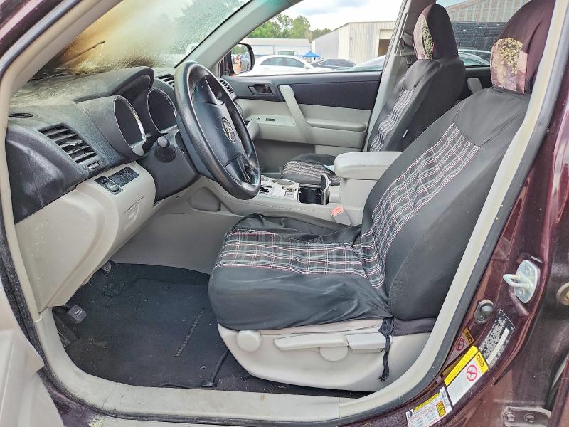 2012 Toyota Highlander VIN 5TDZA3EH9CS028756 COPART salvage auction — BURN, La - Cert Of Title-Salvage, sold $700 on 2026-07-10 (photo 7)