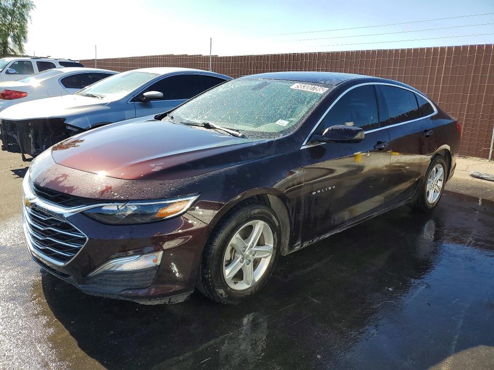 2020 Chevrolet Malibu VIN 1G1ZC5ST7LF141502 COPART salvage auction — MINOR DENT/SCRATCHES, NV - CERTIFICATE OF TITLE, sold $7,300 on 2026-07-21 (photo 1)