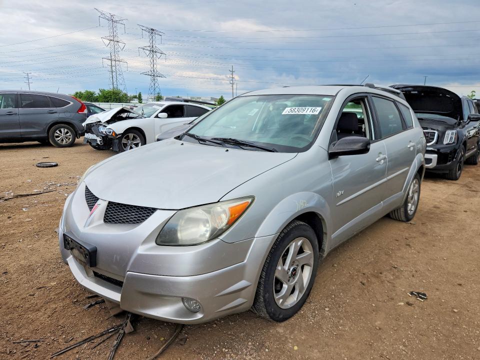 2003 Pontiac Vibe VIN 5Y2SL628X3Z480800 COPART salvage auction — REAR END, Il - Salvage Certificate, sold $250 on 2026-07-28 (photo 1)
