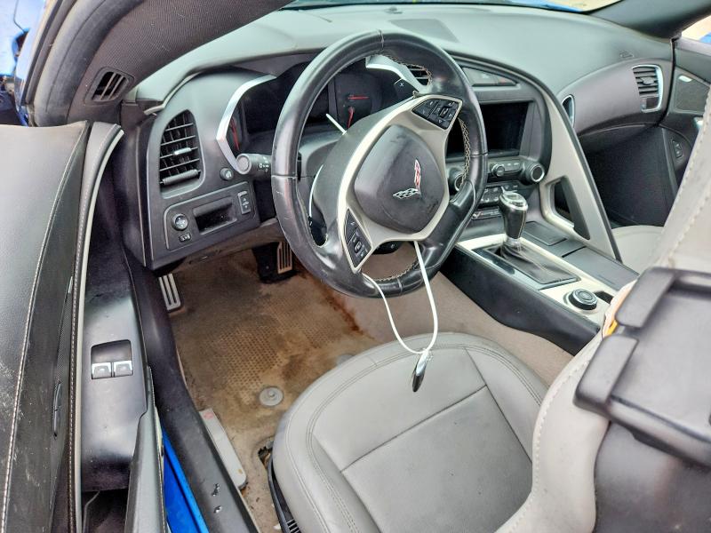 2016 Chevrolet Corvette stingray VIN 1G1YB3D79G5122707 COPART salvage auction — BURN, FL - CERT OF TITLE SLVG REBUILDABLE, sold $13,100 on 2026-07-16 (photo 8)