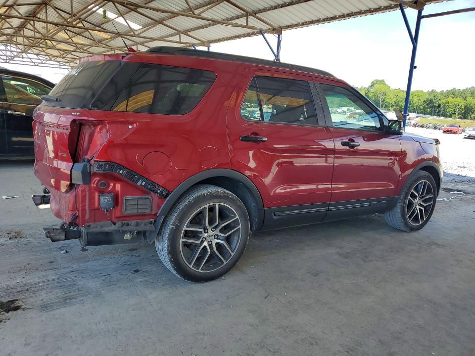 2019 Ford Explorer VIN 1FM5K8GTXKGA97244 COPART salvage auction — REAR END, Ga - Cert Of Title-Salvage, sold $6,000 on 2026-07-02 (photo 3)