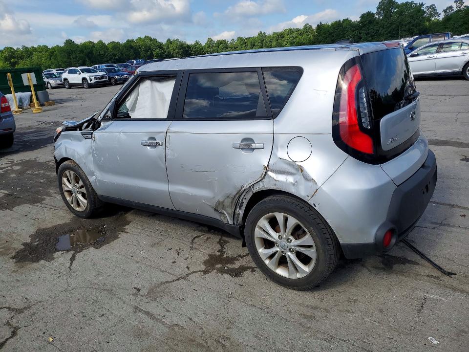2015 Kia Soul VIN KNDJP3A57F7762866 COPART salvage auction — FRONT END, PA - CERTIFICATE OF SALVAGE, sold $400 on 2026-07-02 (photo 2)