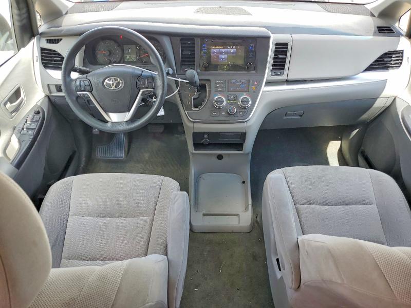 2017 Toyota Sienna VIN 5TDZZ3DC6HS850937 COPART salvage auction — REAR END, ON - PERMIT IRREPAIRABLE, sold $3,100 on 2026-07-28 (photo 8)