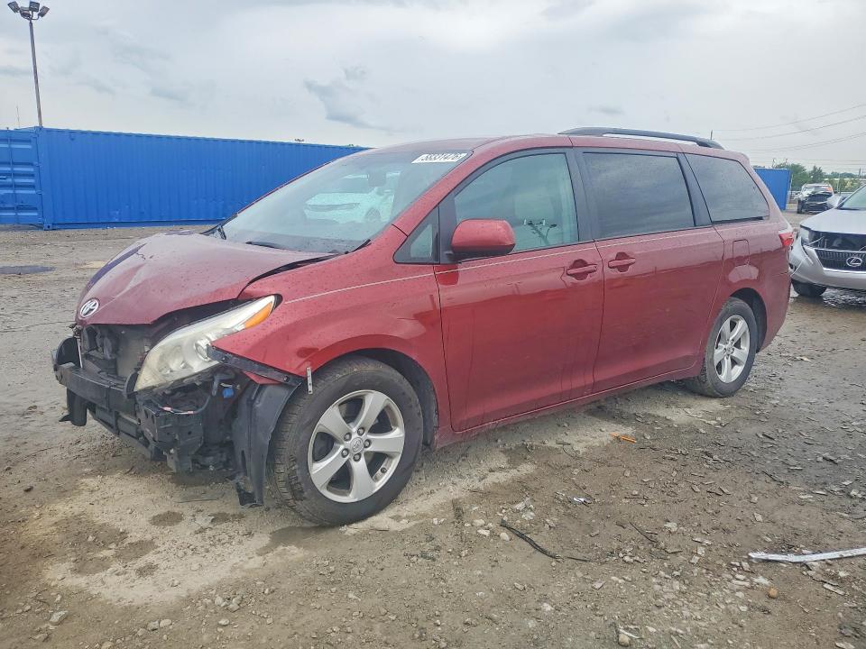 2015 Toyota Sienna VIN 5TDKK3DCXFS560302 COPART salvage auction — FRONT END, In - Cert Of Title-Salvage Title, sold $225 on 2026-07-21 (photo 1)