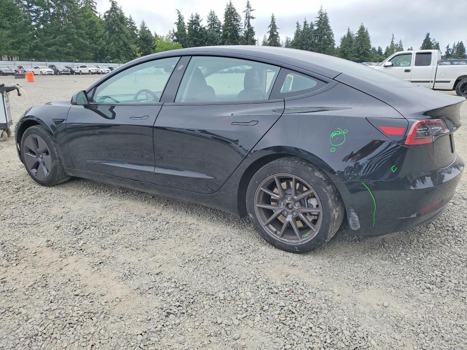 2023 Tesla VIN 5YJ3E1EA5PF695433 COPART salvage auction — SIDE, WA - BILL OF SALE, sold $3,500 on 2026-07-21 (photo 2)