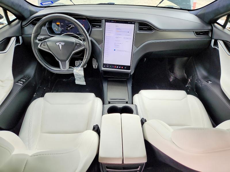 2020 Tesla Model s VIN 5YJSA1E41LF351058 COPART salvage auction — REAR END, Tx - Salvage Vehicle Title, sold $7,400 on 2026-07-30 (photo 8)