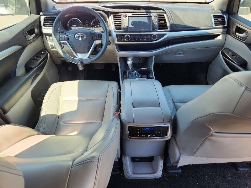 2016 Toyota Highlander VIN 5TDJKRFH6GS288890 COPART salvage auction — REAR END, Va - Cert Of Title - Salvage, sold $9,100 on 2026-07-08 (photo 8)
