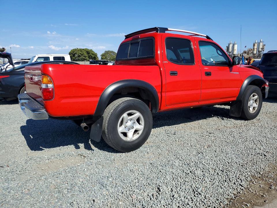 2002 Toyota Tacoma VIN 5TEGN92N22Z019746 COPART salvage auction — FRONT END, Ca - Salvage Certificate, sold $3,450 on 2026-07-31 (photo 3)