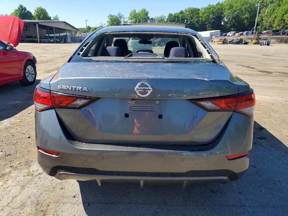 2021 Nissan Sentra VIN 3N1AB8BV9MY304710 COPART salvage auction — WATER/FLOOD, Ny - Mv907A-Flood Salvage, sold $1,800 on 2026-07-02 (photo 6)