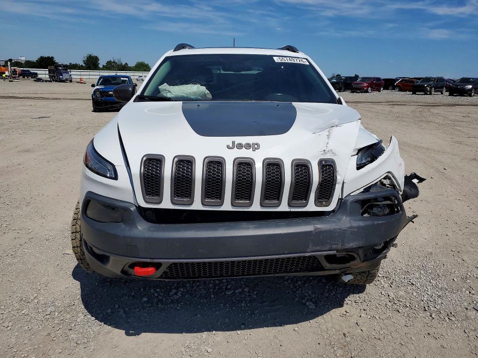 2017 Jeep Cherokee VIN 1C4PJMBS9HW618699 COPART salvage auction — FRONT END, KY - CERT OF TITLE-SALVAGE, sold $1,150 on 2026-07-09 (photo 5)