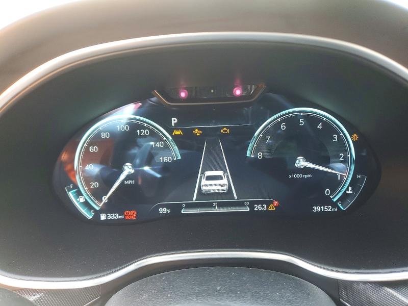 2023 Genesis G80 VIN KMTGA4SC3PU181478 COPART salvage auction — FRONT END, Id - Salvage Certificate Of Title, sold $7,300 on 2026-08-25 (photo 9)