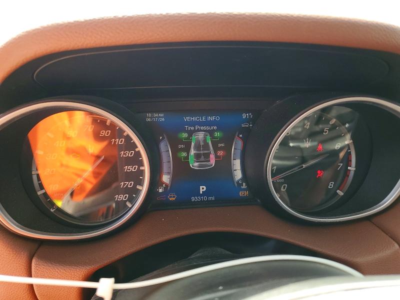 2017 Maserati Levante VIN ZN661YUA4HX237360 COPART salvage auction — FRONT END, FL - CERT OF TITLE SLVG REBUILDABLE, sold $2,100 on 2026-07-15 (photo 9)