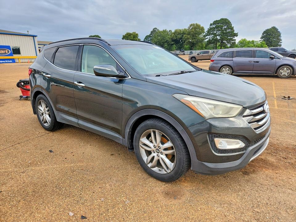 2013 Hyundai Santa fe VIN 5XYZU3LA0DG051760 COPART salvage auction — MECHANICAL, Sc - Cert Of Title-Salvage, sold $700 on 2026-07-27 (photo 4)