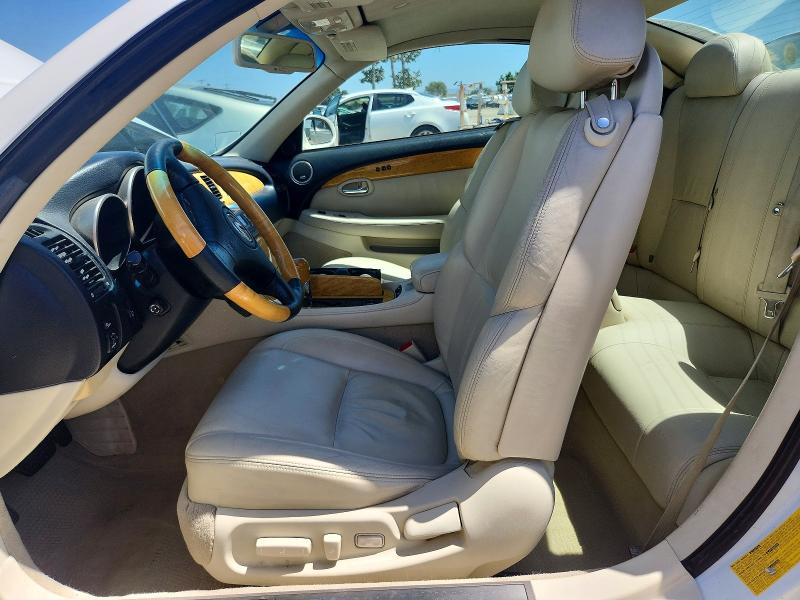 2004 Lexus Sc VIN JTHFN48Y740057961 COPART salvage auction — FRONT END, Ca - Salvage Certificate, sold $1,700 on 2026-07-21 (photo 7)
