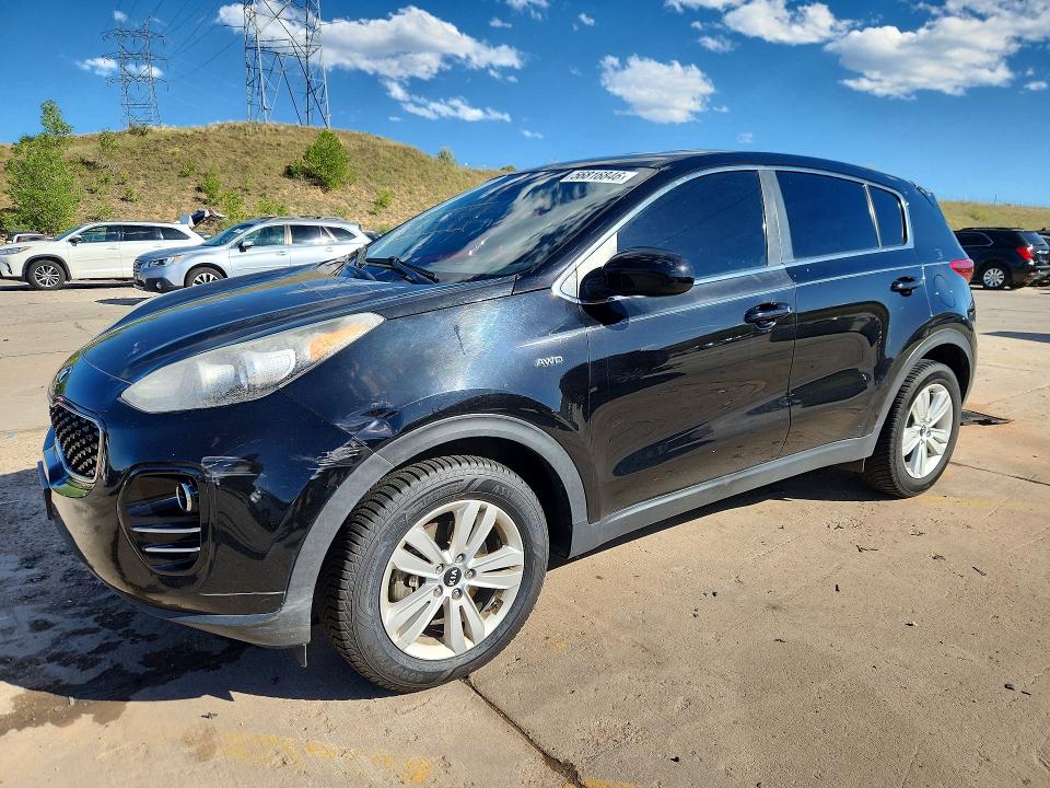 2017 Kia Sportage VIN KNDPMCAC2H7157111 COPART salvage auction — SIDE, Co - Salvage Title, sold $2,200 on 2026-07-13 (photo 1)