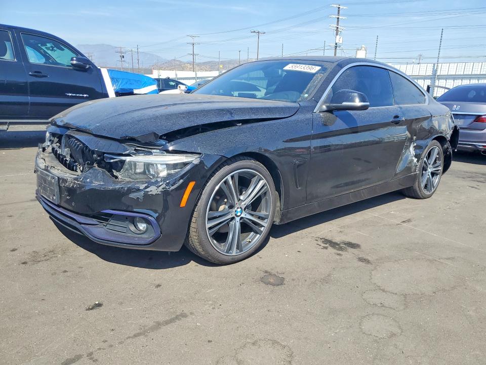 2019 BMW 4er VIN WBA4W3C59KAF92844 COPART salvage auction — FRONT END, Ca - Salvage Certificate, sold $5,300 on 2026-07-06 (photo 1)
