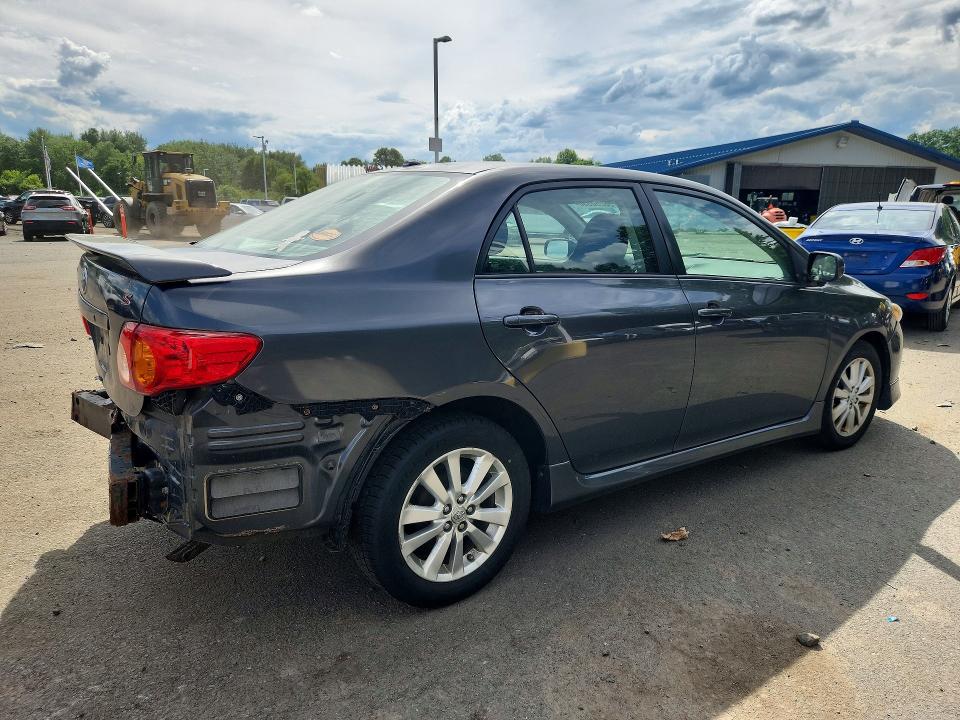 2010 Toyota Corolla VIN 2T1BU4EE4AC244881 COPART salvage auction — REAR END, Ma - Cert Of Title-Salvage, sold $1,950 on 2026-07-02 (photo 3)