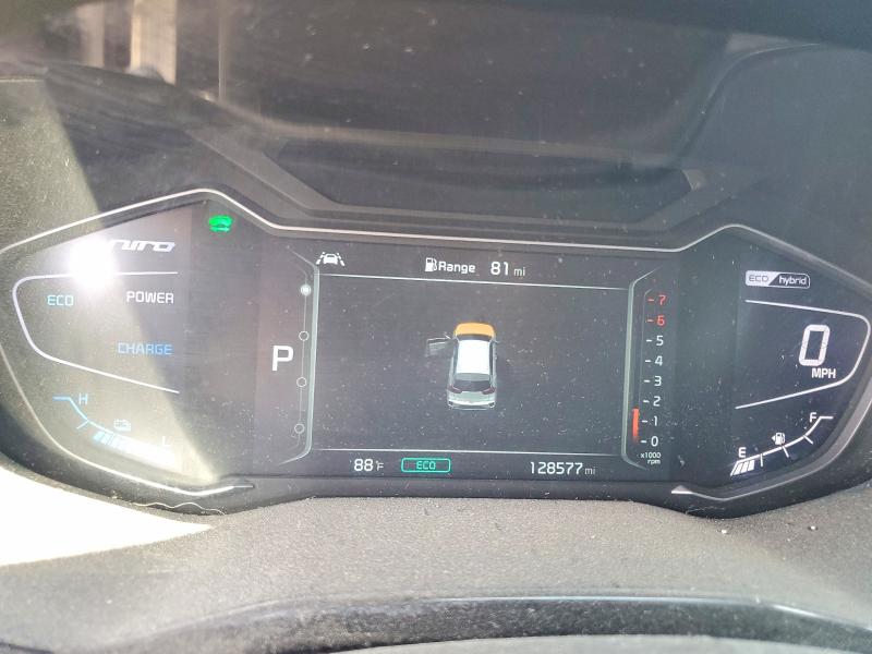 2022 Kia Niro VIN KNDCE3LCXN5516950 COPART salvage auction — HAIL, Ok - Cert Of Title-Salvage, sold $5,100 on 2026-07-22 (photo 9)