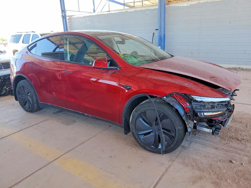 2026 Tesla Model y VIN 7SAYGDED4TF421858 COPART salvage auction — FRONT END, Az - Cert Of Title - Salvage, sold $19,000 on 2026-07-07 (photo 4)