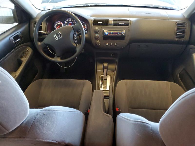 2004 Honda Civic VIN 2HGES16674H540742 COPART salvage auction — FRONT END, Ca - Salvage Certificate, sold $775 on 2026-07-02 (photo 8)