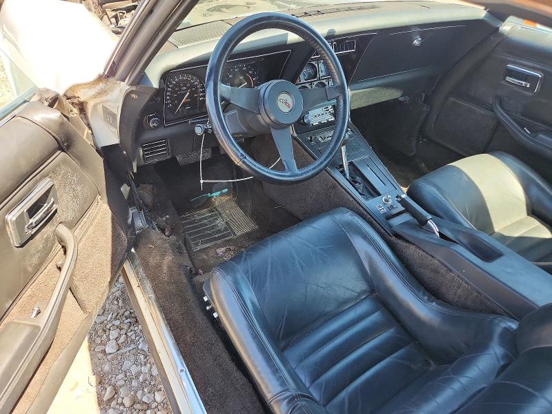 1982 Chevrolet Corvette VIN 1G1AY8781C5118677 COPART salvage auction — MINOR DENT/SCRATCHES, Ky - Certificate Of Title (P), sold $4,150 on 2026-07-02 (photo 8)