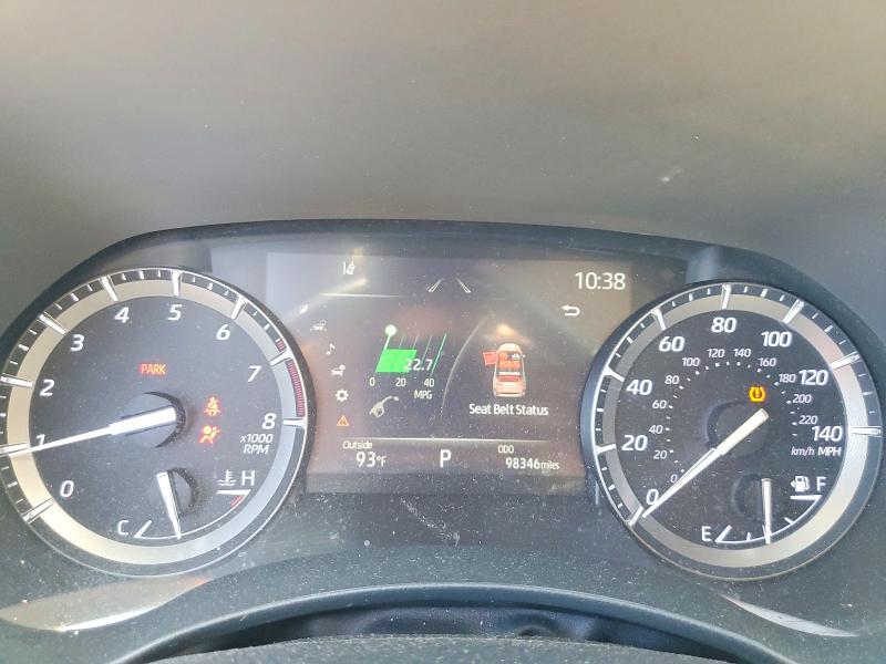 2020 Toyota Highlander VIN 5TDHZRBH6LS506742 COPART salvage auction — REAR END, MD - CERT OF SALVAGE > 75% DAMAGE, sold $7,800 on 2026-07-23 (photo 9)