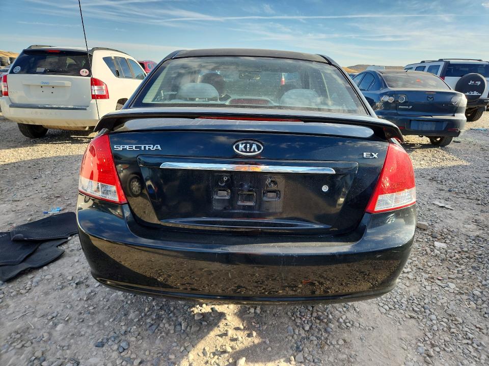 2009 Kia Spectra VIN KNAFE222395593193 COPART salvage auction — SIDE, Ut - Salvage Certificate, sold $700 on 2026-07-10 (photo 6)