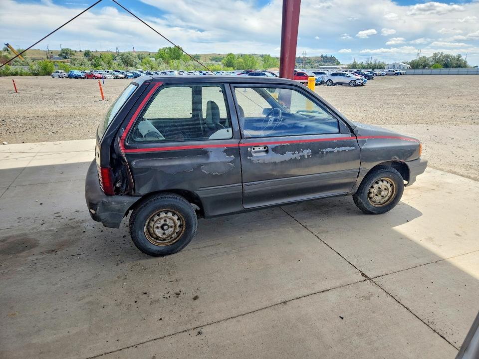 1988 Ford Festiva VIN KNJBT06K8J6197083 COPART salvage auction — REAR END, Mt - Certificate Of Title, sold $400 on 2026-07-06 (photo 3)