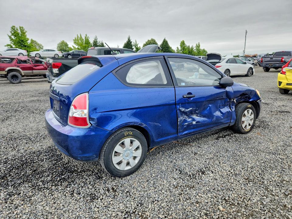 2007 Hyundai Accent VIN KMHCM36C87U038661 COPART salvage auction — SIDE, OR - SALVAGE TITLE CERTIFICATE, sold $200 on 2026-07-28 (photo 3)
