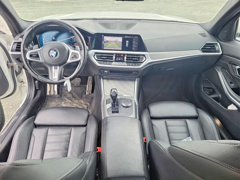 2019 BMW 3 series VIN WBA5R7C53KAJ78345 COPART salvage auction — FRONT END, Nl - Salvage Brand, sold $15,300 on 2026-07-16 (photo 8)