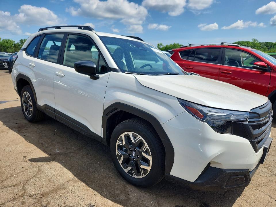 2025 Subaru Forester VIN JF2SLDAC2SH604834 COPART salvage auction — FRONT END, Salvage Title, sold $8,700 on 2026-07-10 (photo 4)