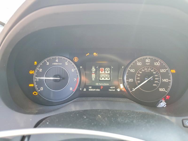 2025 Acura Rdx VIN 5J8TC2H45SL031271 COPART salvage auction — FRONT END, Ga - Cert Of Title-Salvage, sold $5,700 on 2026-08-03 (photo 9)