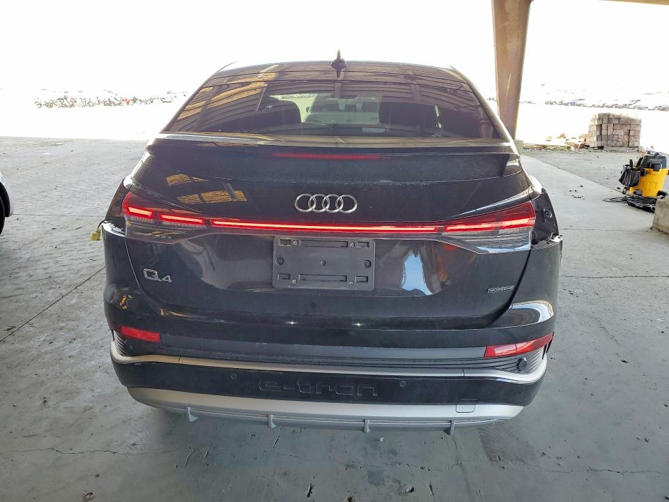 2023 Audi Q4 e-tron sportback VIN WA142BFZ0PP030334 COPART salvage auction — REAR END, Ca - Salvage Certificate, sold $18,900 on 2026-07-02 (photo 6)
