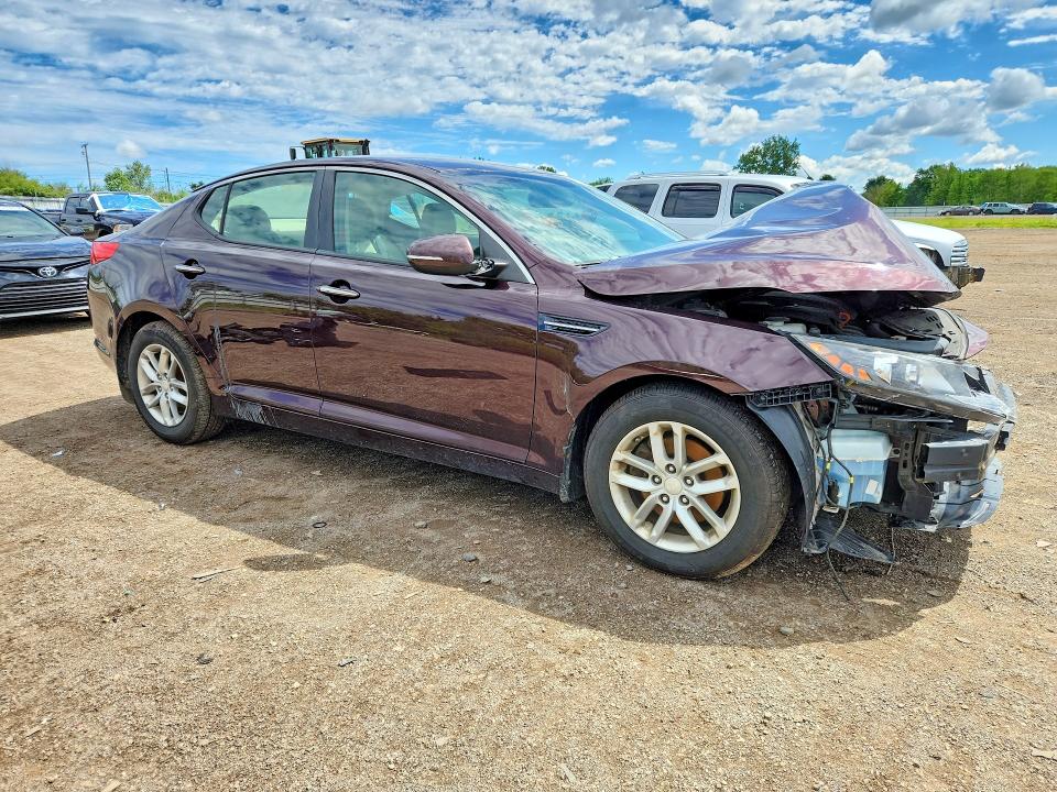 2013 Kia Optima VIN 5XXGM4A75DG198701 COPART salvage auction — FRONT END, Oh - Cert Of Title-Salvage, sold $325 on 2026-07-16 (photo 4)