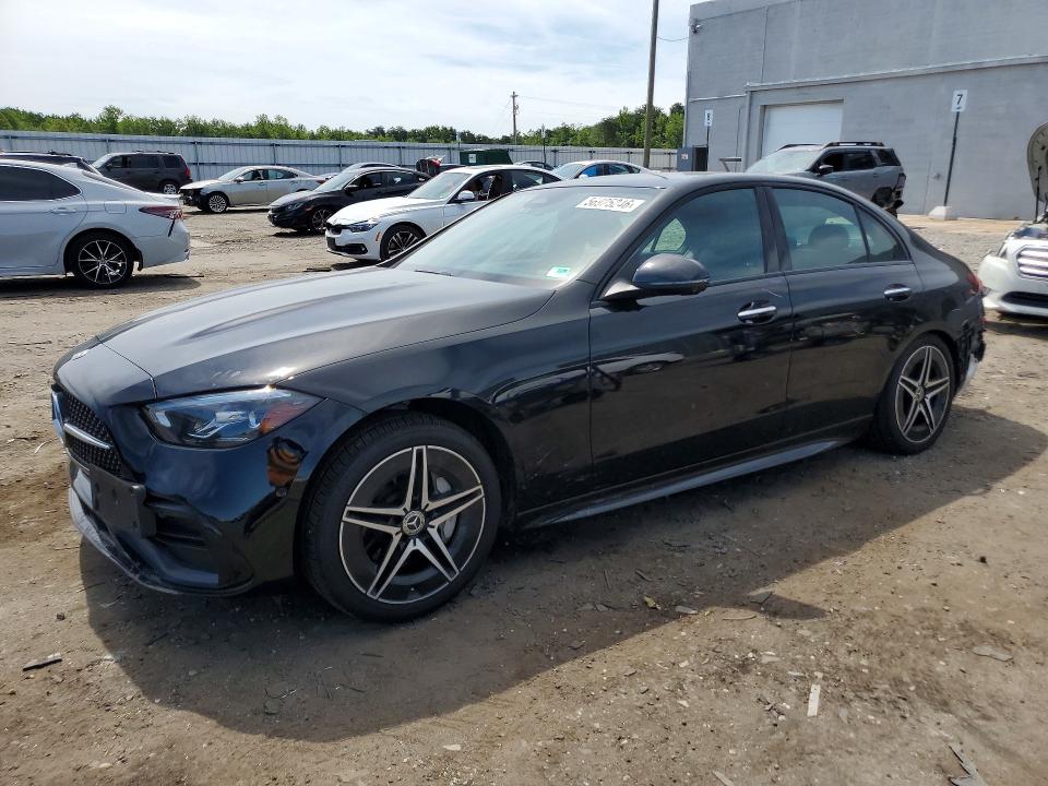 2023 Mercedes-benz C-klasse VIN W1KAF4GB4PR108599 COPART salvage auction — REAR END, Va - Cert Of Title - Salvage, sold $14,100 on 2026-07-29 (photo 1)