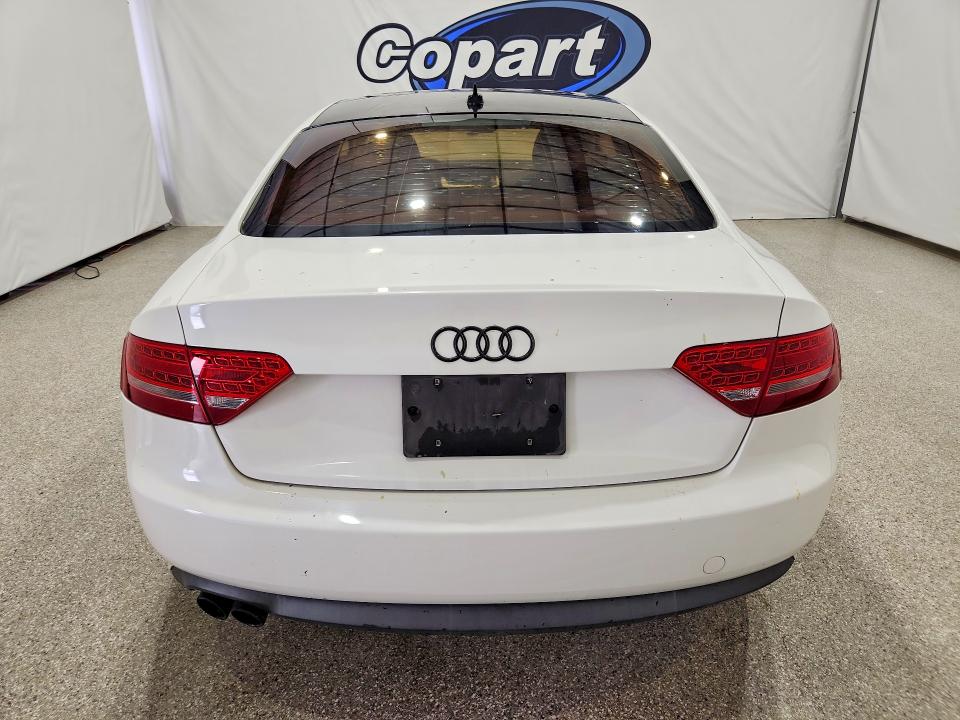 2012 Audi A5 VIN WAULFAFR4CA004636 COPART salvage auction — REAR END, Ca - Cert Of Title-Salvaged, sold $900 on 2026-07-07 (photo 6)
