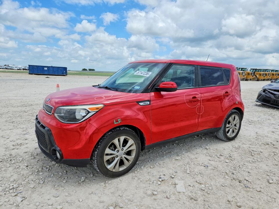 2016 Kia Soul VIN KNDJP3A53G7837810 COPART salvage auction — REAR END, Pa - Certificate Of Salvage, sold $300 on 2026-07-23 (photo 1)
